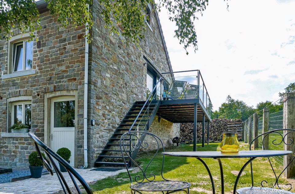 La façade coté terrasse